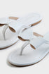 Womens White Flats Shoes Pu